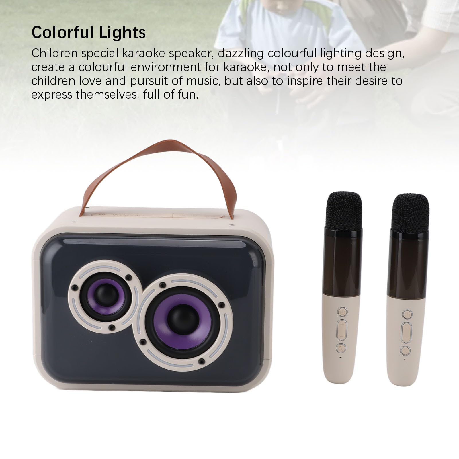 Mini karaoke Vomeko, mikrofon dla dzieci, bezprzewodowa maszyna do mikrofonu Bluetooth karaoke na imprezę