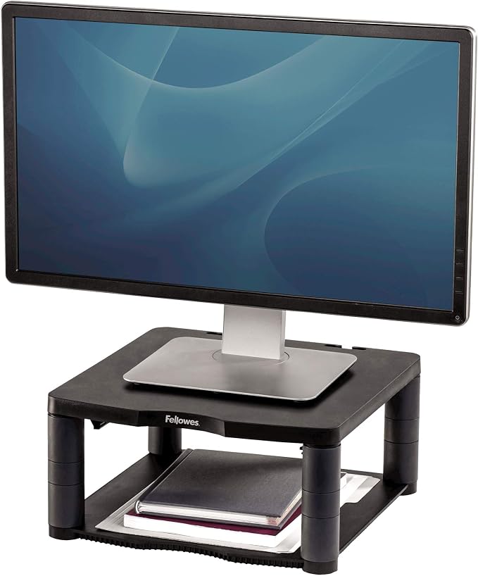 Fellowes Premium - Soporte elevador para monitor de ordenador, ajustable…