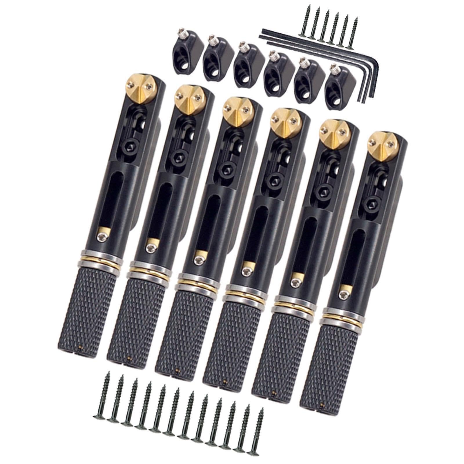 Soluzioni di sustain migliorate con selletta di ricambio per ponte per chitarra acustica per chitarristi a 6 corde e richieste fai da te. Cordiera per ponte senza paletta