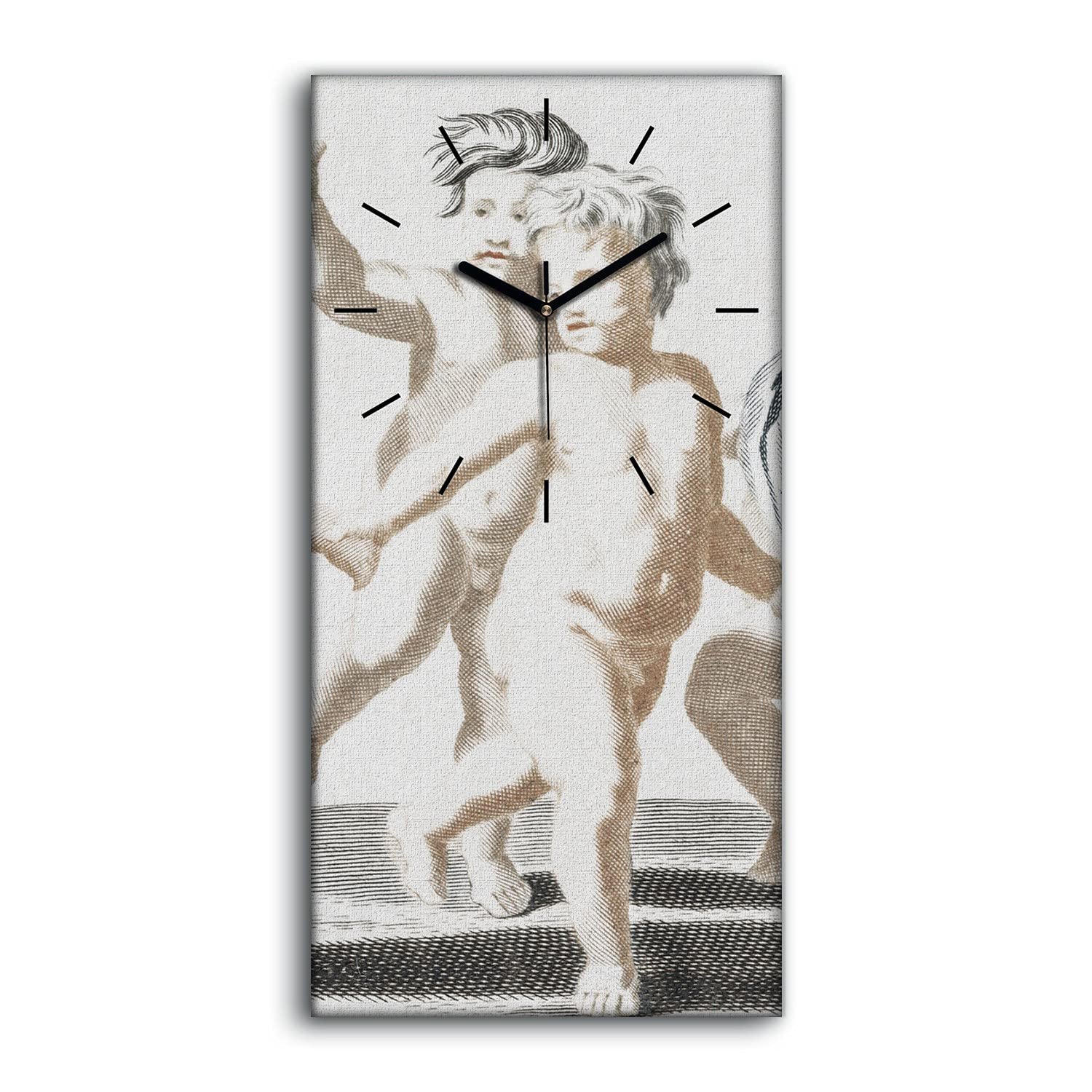 Horloge sur Toile 30x60cm Image Art Moderne Ne Pas Tic Tac