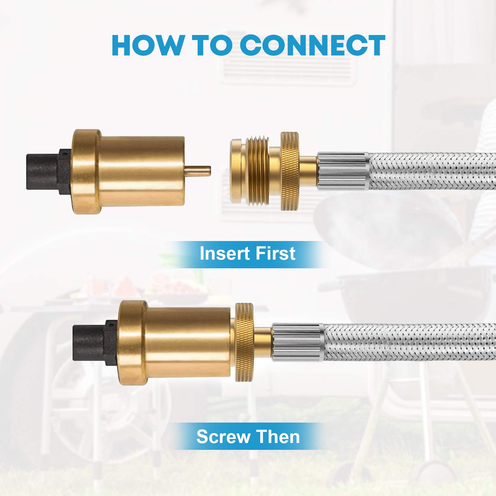 5FT Propane Tank Hose For Buddy Heater, Propane Hose