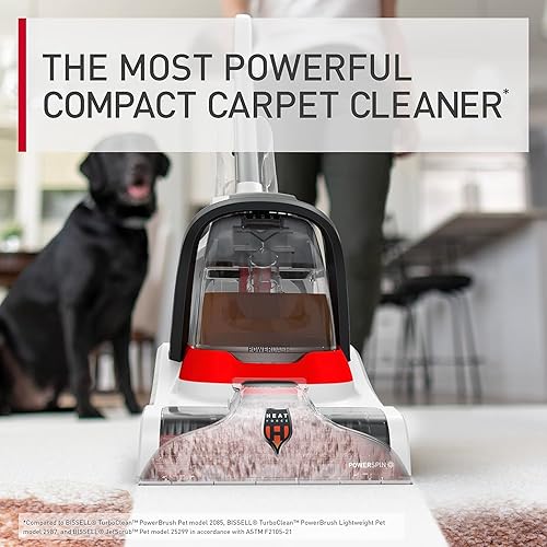 Miniatura 2 de Hoover PowerDash Pet + Limpiador compacto de alfombras, ligero, solución de limpieza de alfombras para mascotas, champú de limpieza profunda para