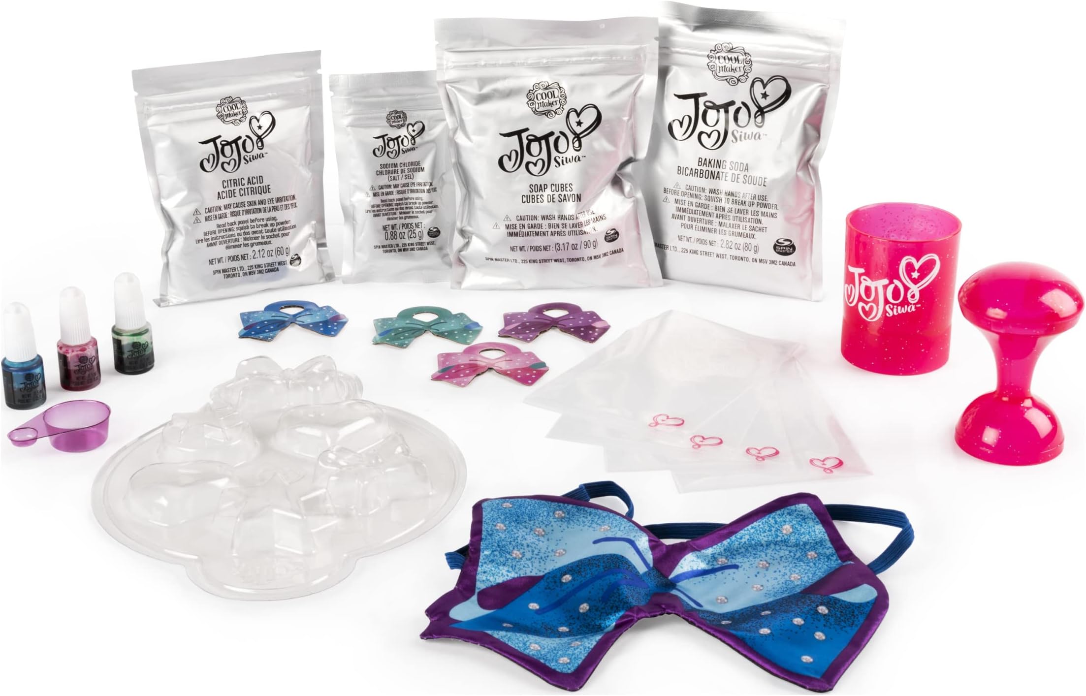 Cool Maker - JoJo Siwa Bath Bomb and Soap Spa Kit, for Ages 8 and Up, Multicolor, Model:6043893