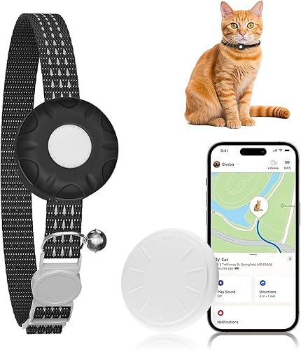 Cat Tracker, GPS Tracker Compatible with Apple Find My App(Only