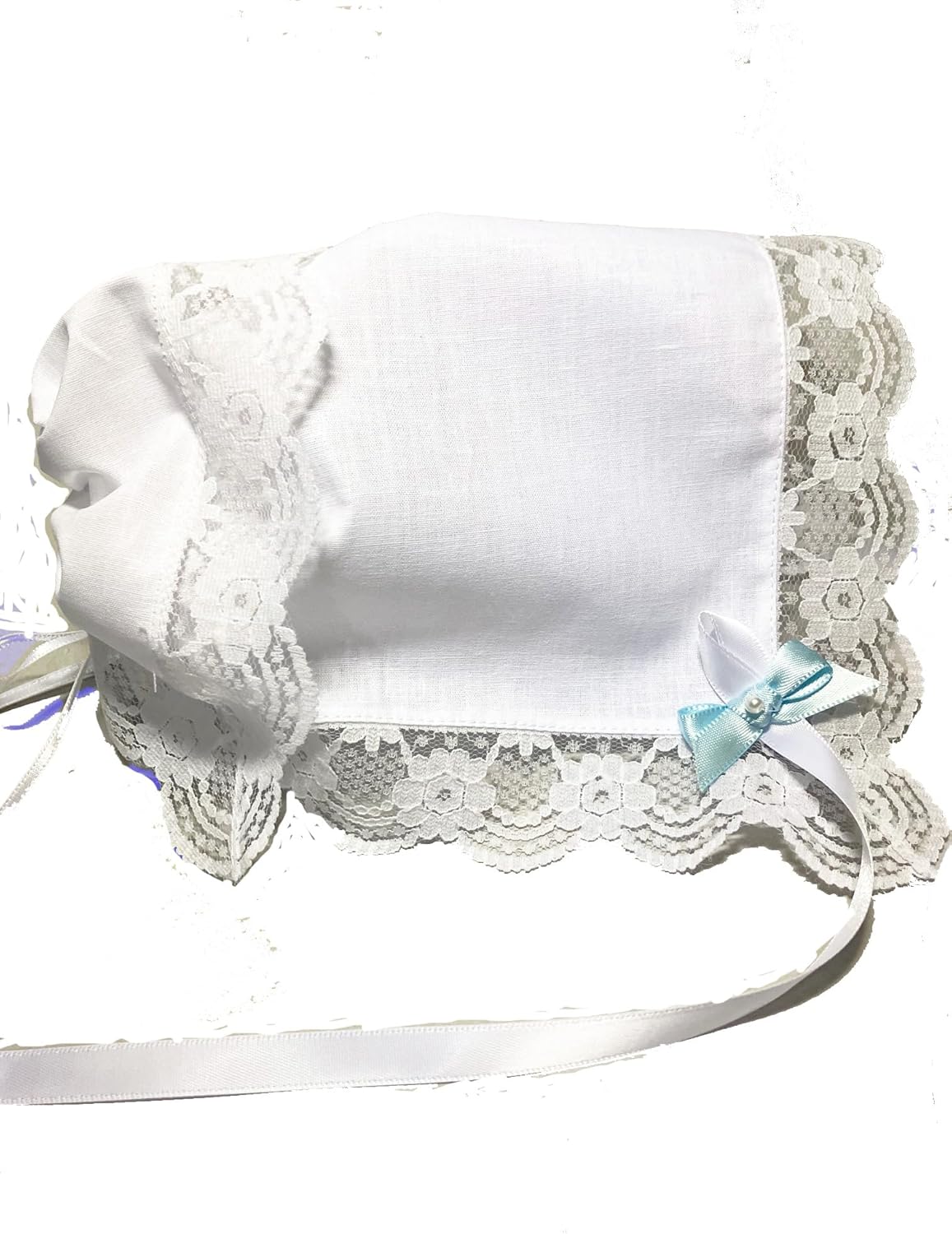 Regal Lace Keepsake Handkerchief Bonnet