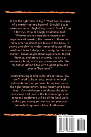A Stock Investment Book For The 99%: By A 99%
