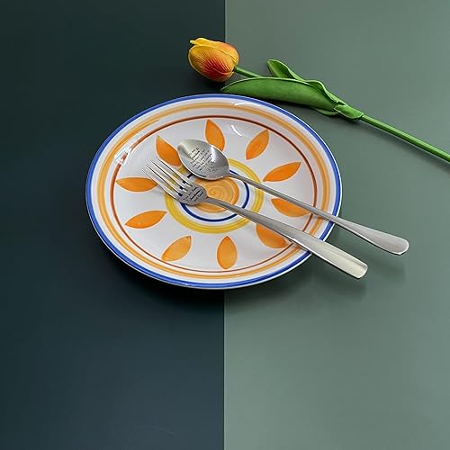 Miniatura 18 de Brother - Juego de tenedor y cuchara para sopa, regalo de cumpleaños inspirador, cucharas para café, cena, helado, postre, tenedores para tartas