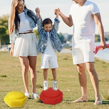 6PCS Stackable Stepping Stones, Non-Slip Kids Balance Stones Rainbow Crossing River Stones, Balance Beam Game for Obstacle Course, Sensory Play