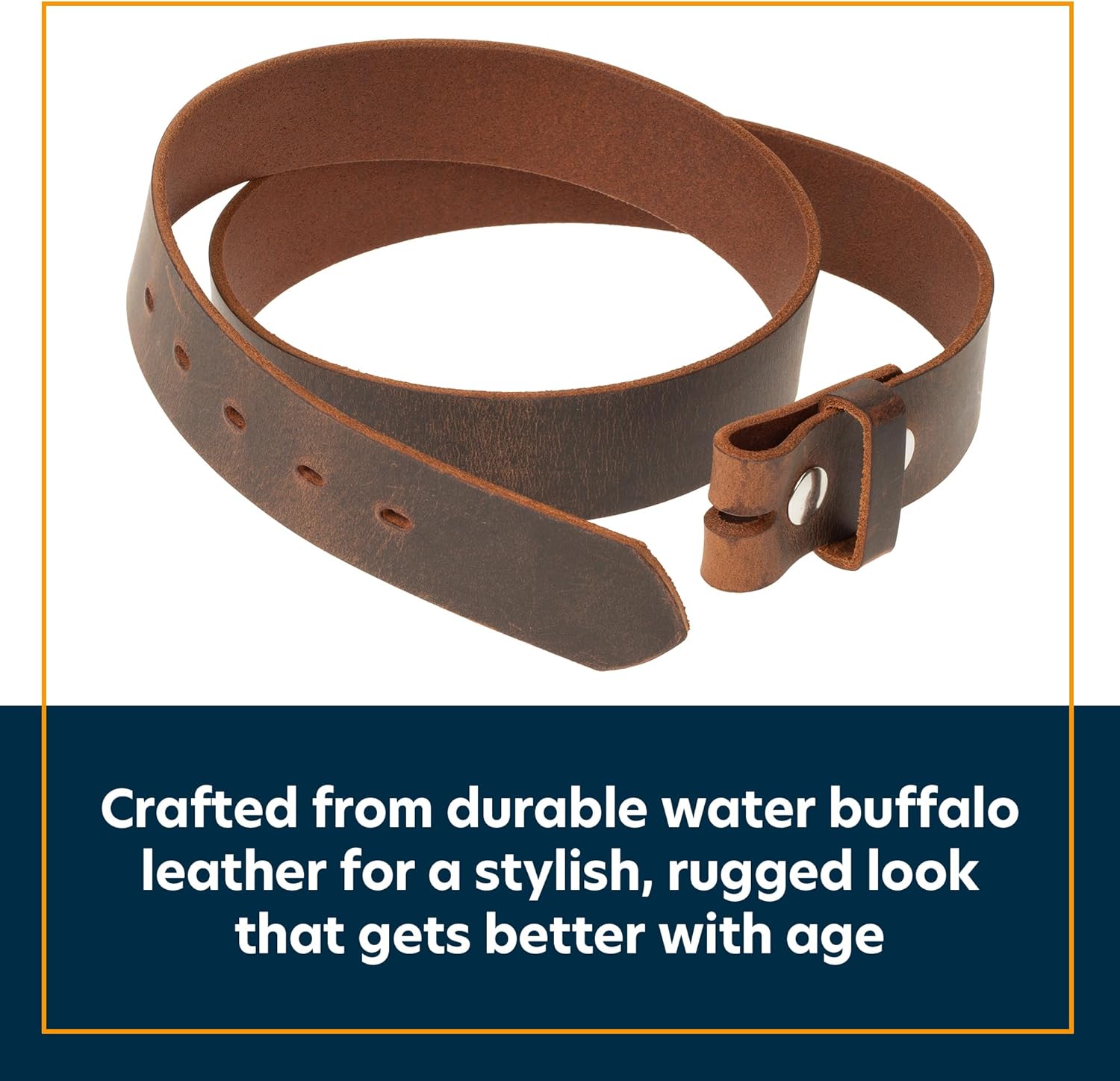 Weaver Leathercraft unisex-adult No Buckle Belt - Image 2