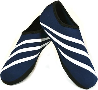 Nufoot Sporty Nu Navy/White Stripe XL