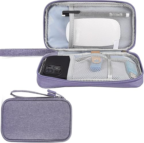 Miniatura 8 de Organizador de Electrónicos Estuche de Viaje, Bolsa Organizadora de Cables de Viaje Funda para Accesorios Electrónicos Estuche de Transporte