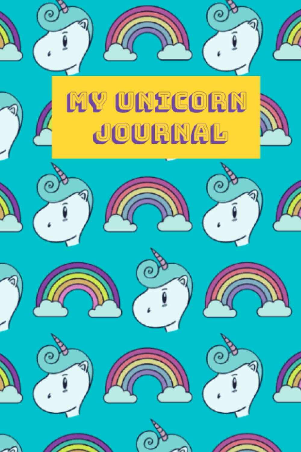 My Unicorn Journal: Super cute notebook with lined and blank unicorn themed sketch book (2-in-1 journal)