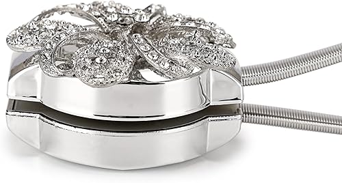 Miniatura 7 de Sumnacon 2 paquetes de 2 cortinas de cristal con cierre magnético para cortina de flores con cuerda de alambre elástica para decoración de oficina