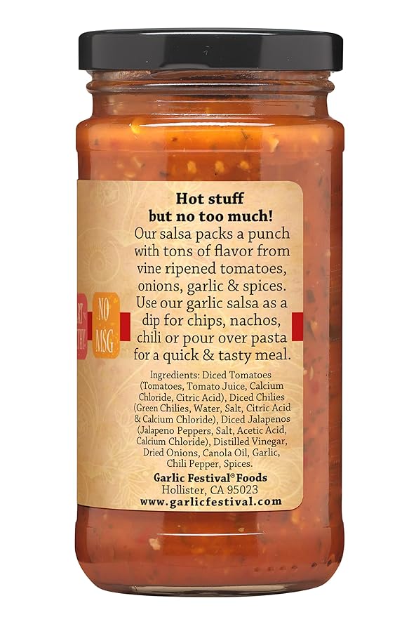 Salsa Picante de Ajo Garlic Festival 12 oz miniatura 2