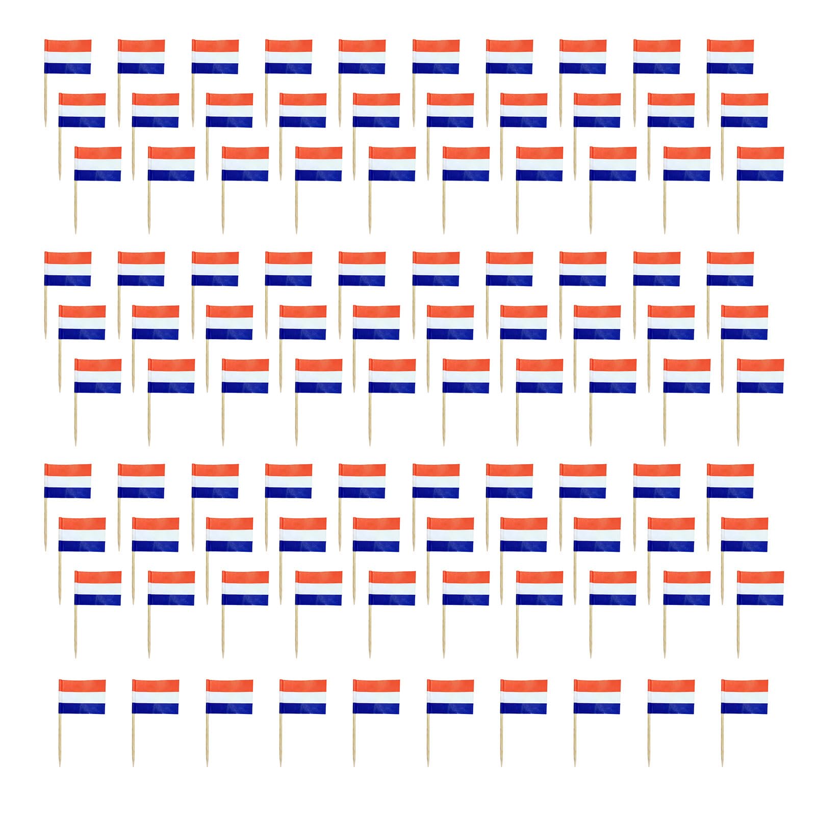 Jazuaiao 100Pcs Colorful International Flag Toothpicks Cake Picks Cupcake Decoration for Sports Event and Football Themed Parties Flag Picks