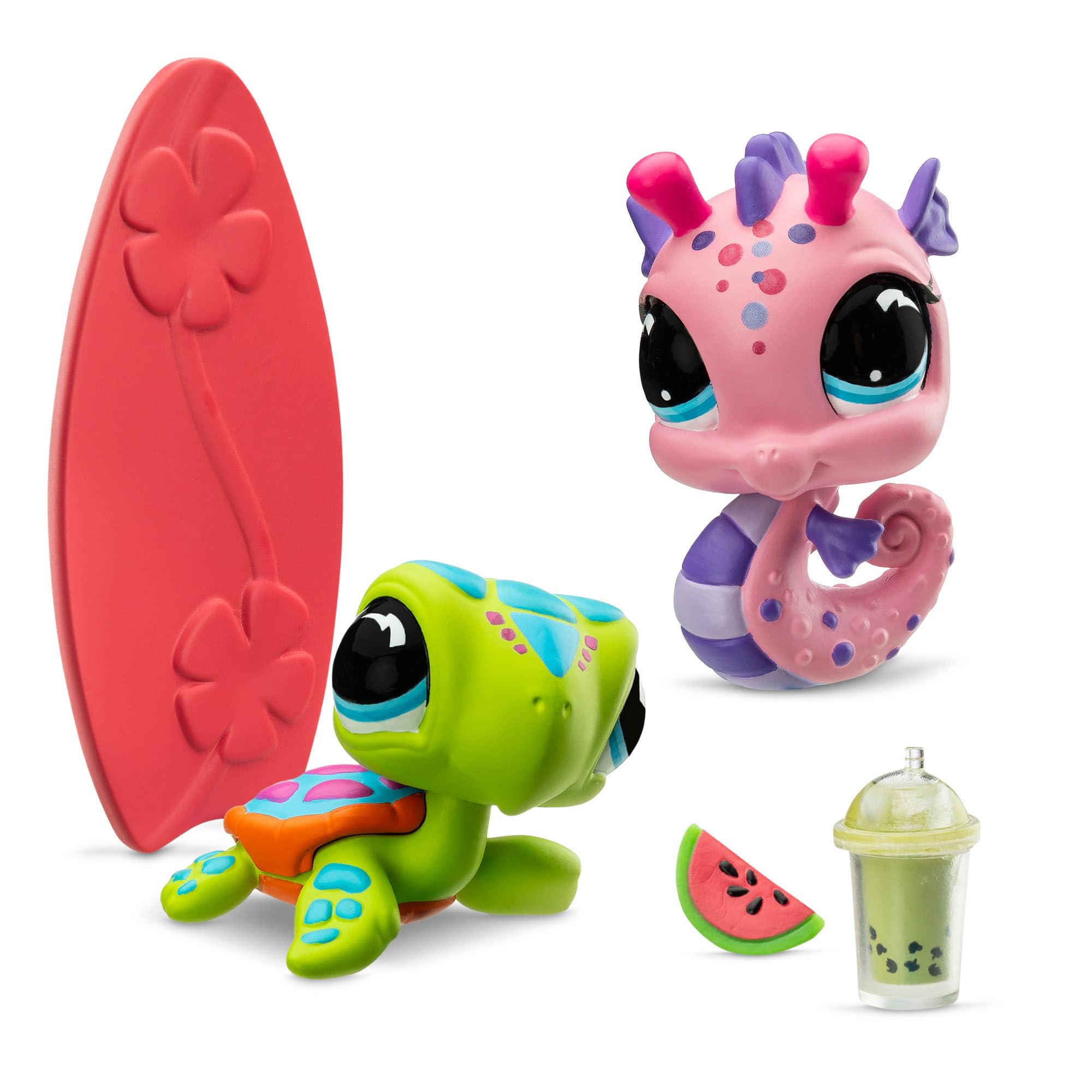 Littlest Pet Shop Lot de 2 paires d'animaux de compagnie série 4