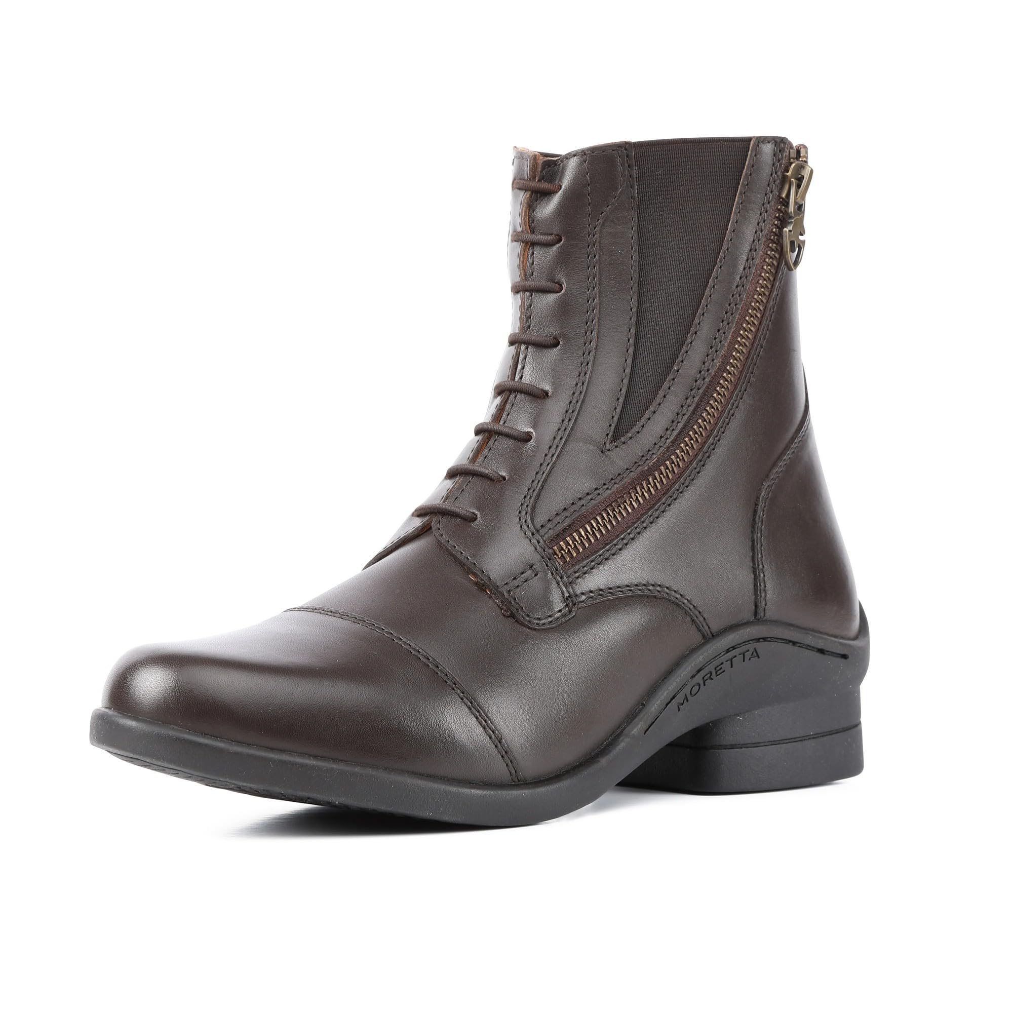 Moretta Shires Alessia - Botas de piel, color negro o marrón