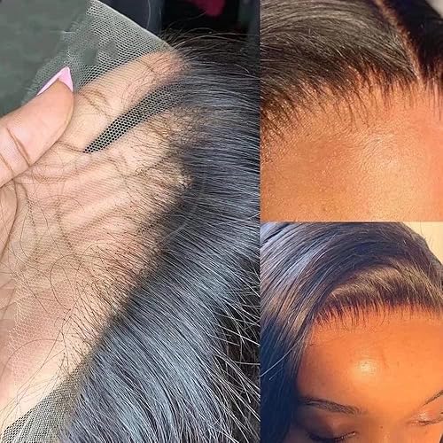 Miniatura 8 de QUINLUX WIGS Peluca corta suelta de onda profunda HD invisible con encaje frontal, cabello humano brasileño Pixie corto rizado Bob corte Bob 13x6 HD