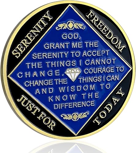 Miniatura 3 de CHURYUML 11 años NA Medallones Fichas de Recuperación Narcóticos Anónimos Regalos Sobriedad Adicción Recuperación Regalos Narcóticos Moneda Anónima