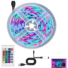 5M TV LED Strip Light, TV Backlight Music Sync for 45-75 Inch, RGB Color Changing LED Strip with Bluetooth Control, Dimmable Customizable Lighting Effects for Home Theater Gaming Entertainment, 16.4ft [Energy Class A]