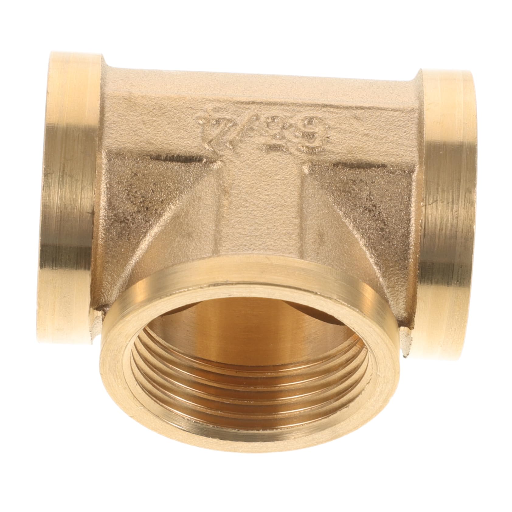 SOLUSTRE Sturdy Tee Pipe Connector Copper Tee Pipe Fittings for Water Plumbing Dn203/4 Replacement Parts
