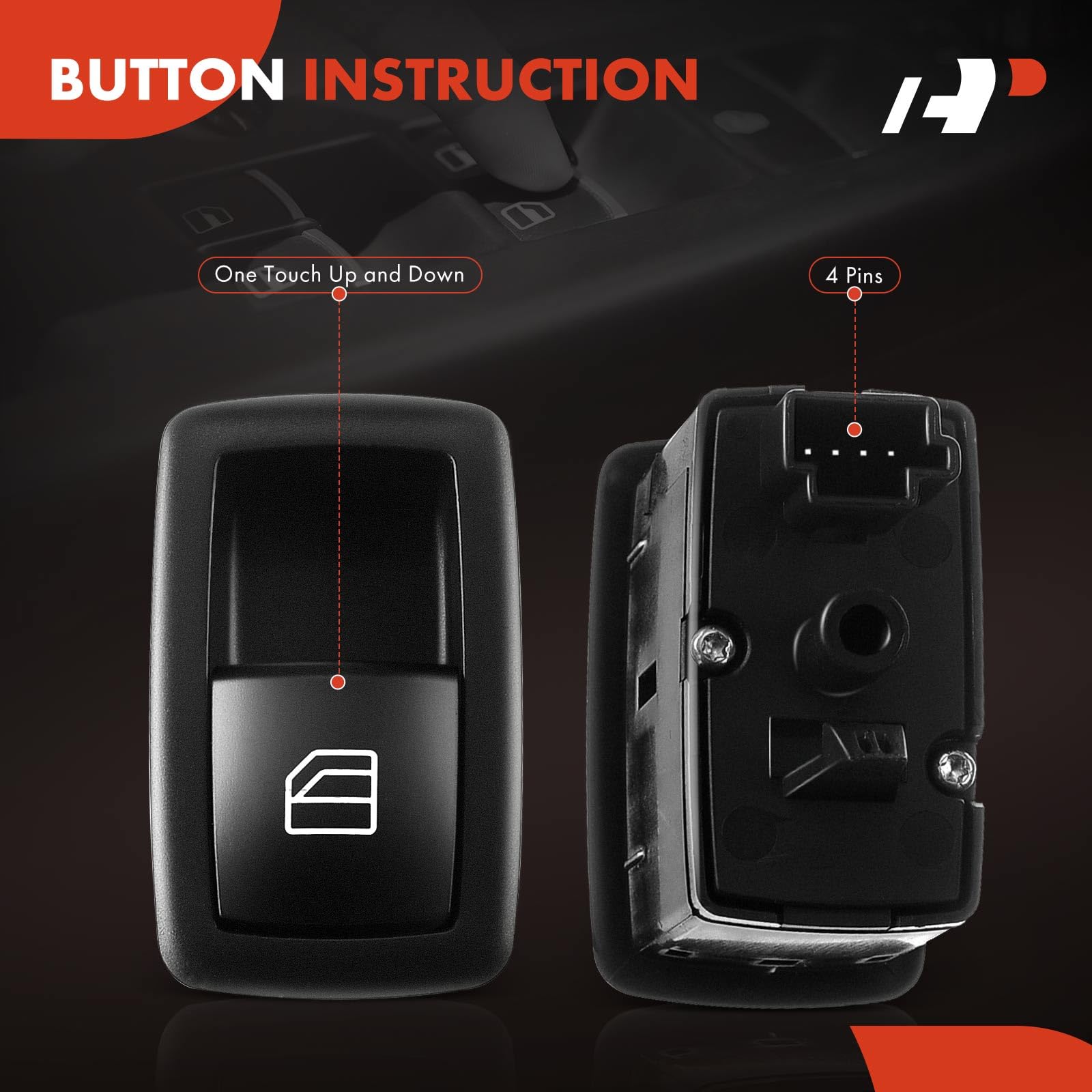 Right Power Window Switch For Mercedes W164 W251 – ML350, ML450, ML550, ML63 AMG