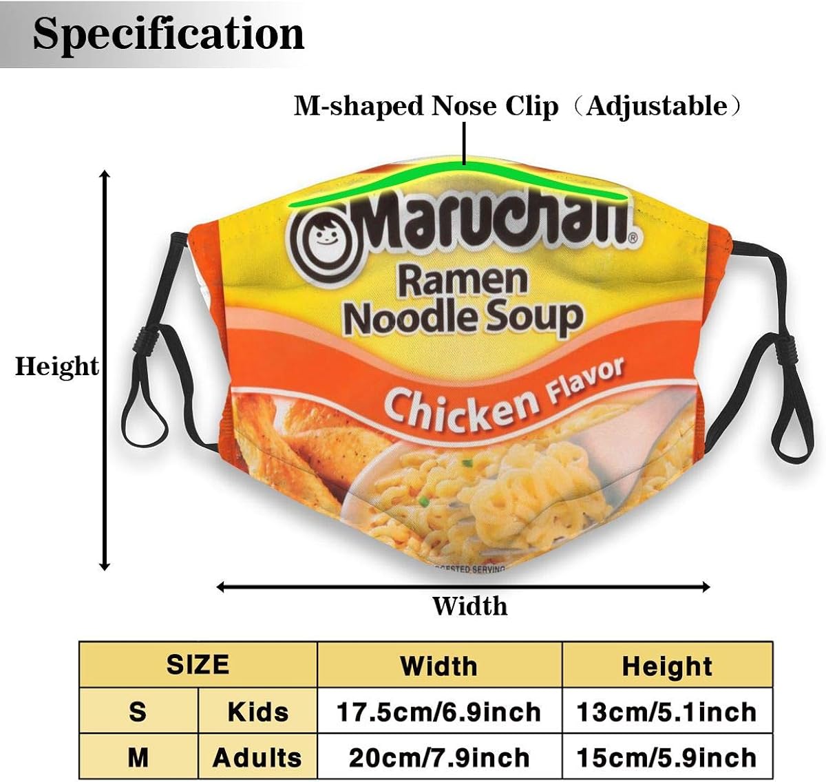 Exclusive Biscuits Fillter Face Cloth Adjustable Ear Loops Dust Windproof Reusable Novelty Face Mask,