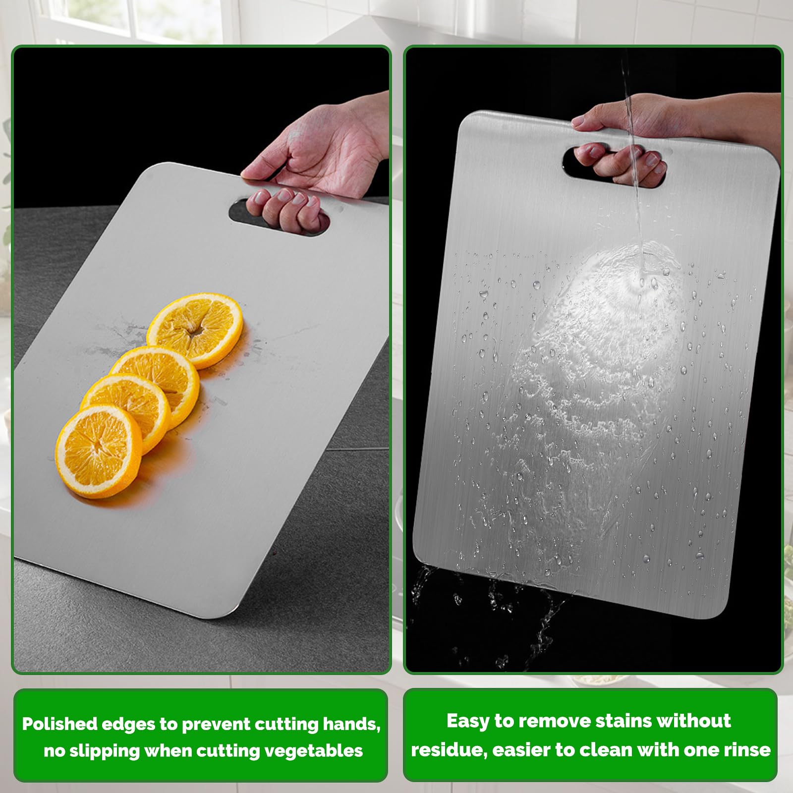 Tabla De Cortar De Titanio Para Cocina, Tablas De Picar De Titanio (L