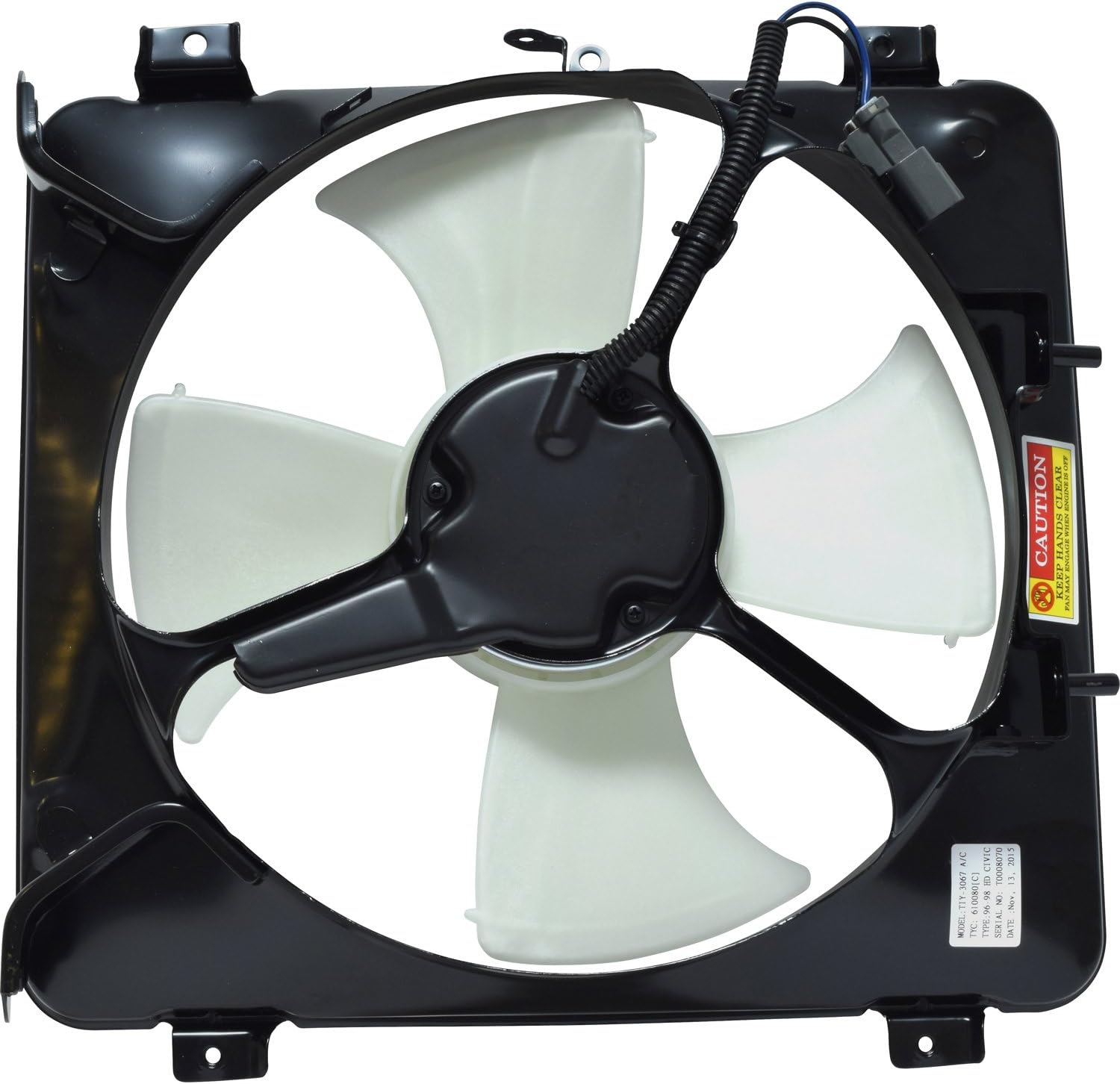 UAC FA 70078C A/C Condenser Fan Assembly