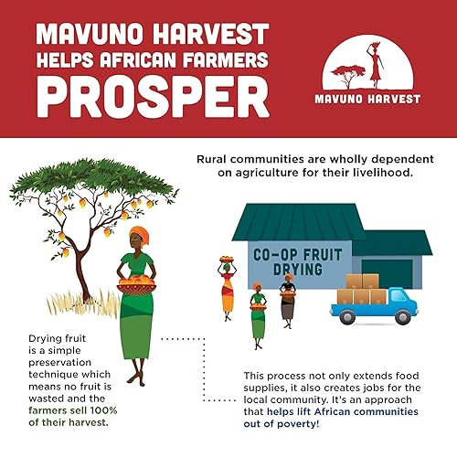 Miniatura 8 de Mavuno Harvest Bocadillos de frutas orgánicas  Bocadillos de frutas masticables  Alimentos saludables para niños y adultos  De origen ético, sin