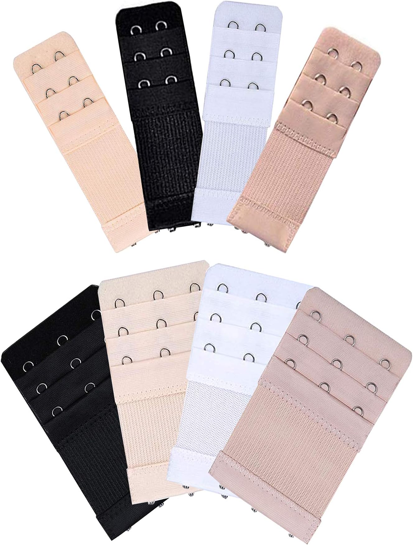 Bra Extender 2 Hooks 3 Hooks 3 Rows Elastic Bra Band Hook Strap Extensions