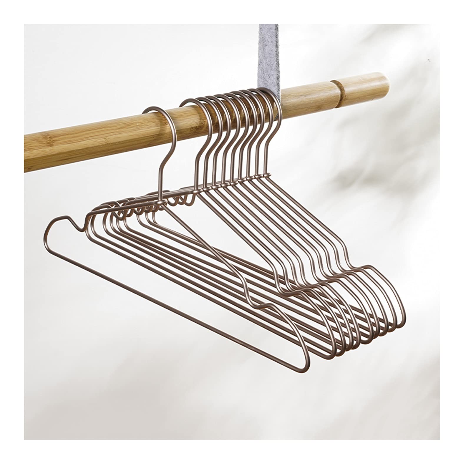 Cintre de métal léger rUrEu pack 50 pour séchage de manteaux