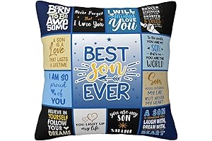 Sentimental Father's Day Gifts from Mother to Son, Decorative Throw Pillow Cover