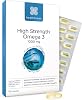 Healthspan High Strength Omega 3 1,000mg 120 Capsules | Supports Brain, Eye & Heart Health | 120mg DHA & 170mg EPA Per Capsule | Highly Purified to Remove Toxins | Sustainably Sourced Fish Oil
