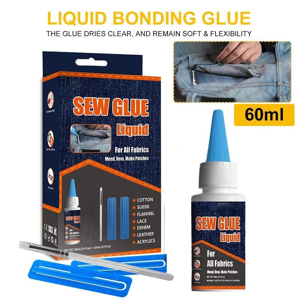 Buy No Sew Glue Quick Bonding Fast Dry Sew Glue Liquid Reinforcing