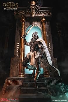 中古品　TBLeague　1/6フィギュアHorus 短期出品 TBLeague Silver Horus Guardian Of The Pharaoh 1/12 Scale