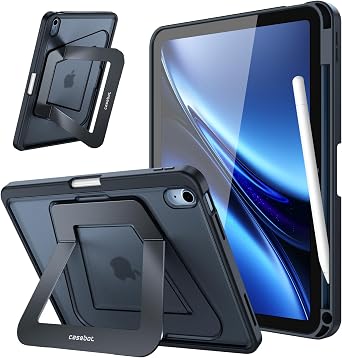 Fintie iPad 11th Generation A16, 2025 / 10th Generation 2022 Case 11/10.9 Inch Shockproof Case Durable Rugged Slim Thin Matte Protective Cover with Built-in Metal Stand, Multi-Angle Kick Pencil