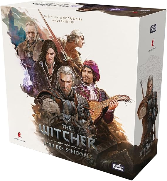 Go on Board, The Witcher: Path of Destiny (Deluxe Edition), Connoisseur Game, 1-5 Players, from 14+ Years, 45-90 Minutes, German
