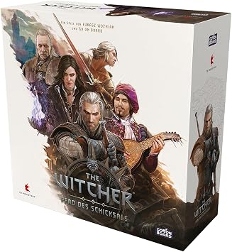 Go on Board, The Witcher: Path of Destiny (Deluxe Edition), Connoisseur Game, 1-5 Players, from 14+ Years, 45-90 Minutes, German