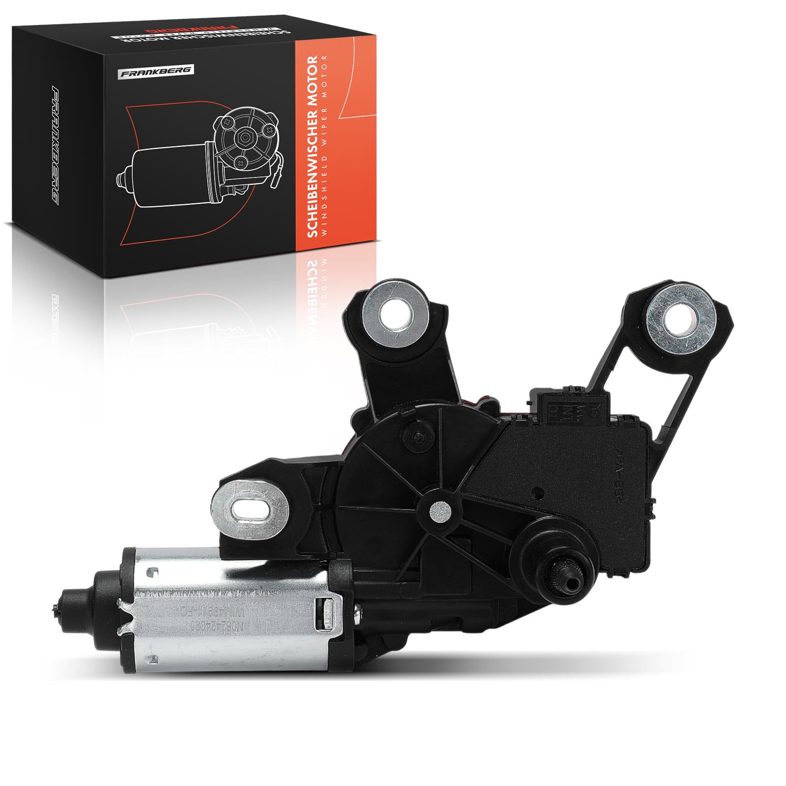 Frankberg Motor del limpiaparabrisas 4-Polos Trasera Compatible con A1 8X1 8XK A1 Sportback 8XA 8XF A6 Avant 4G5 4GD Q3 8UB 8UG Replace# 4G9955711A