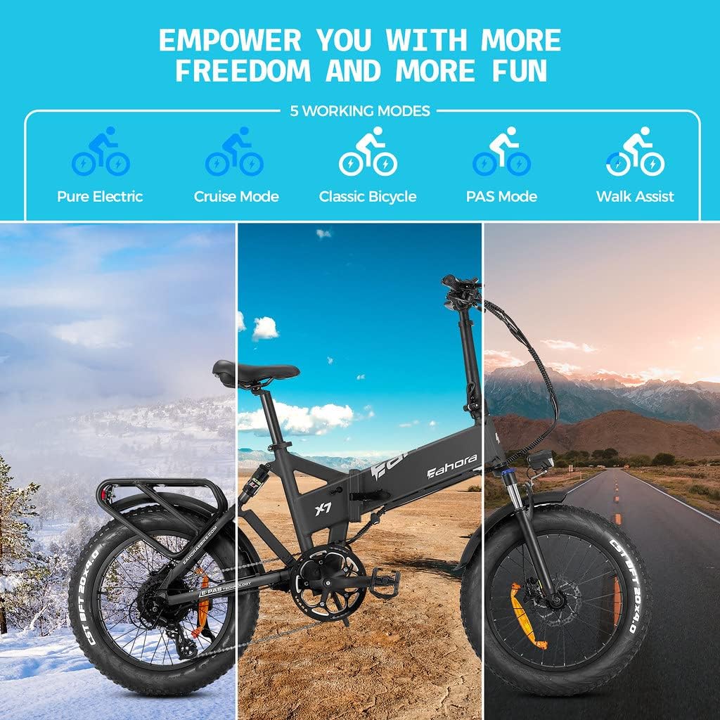 Side view of electric bike with battery pack