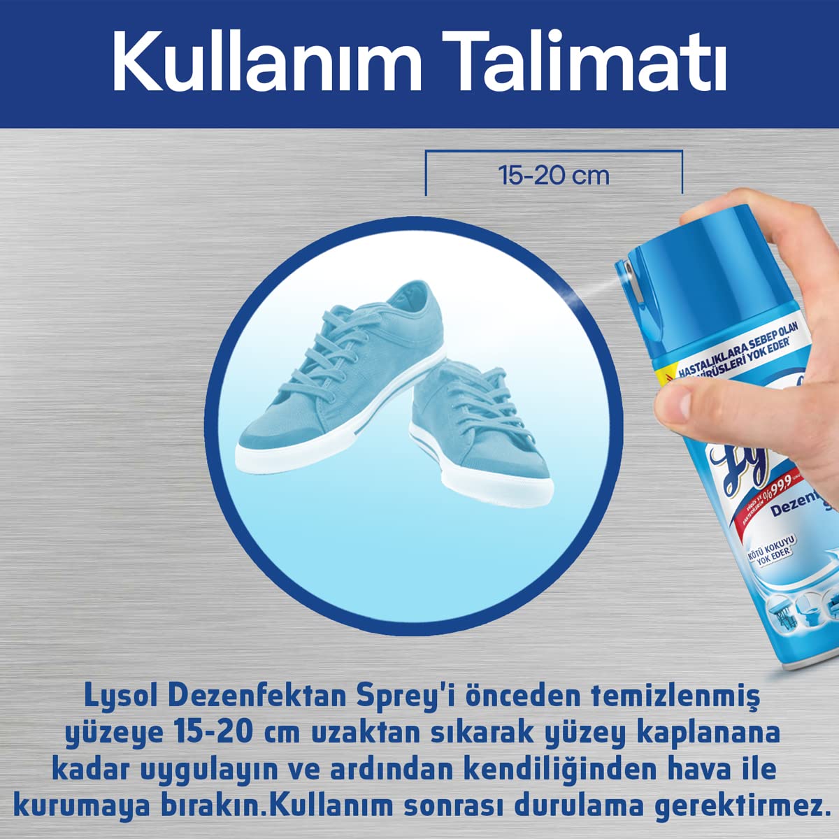 Lysol Yüzey Dezenfektanı (6 x 400 ML)
