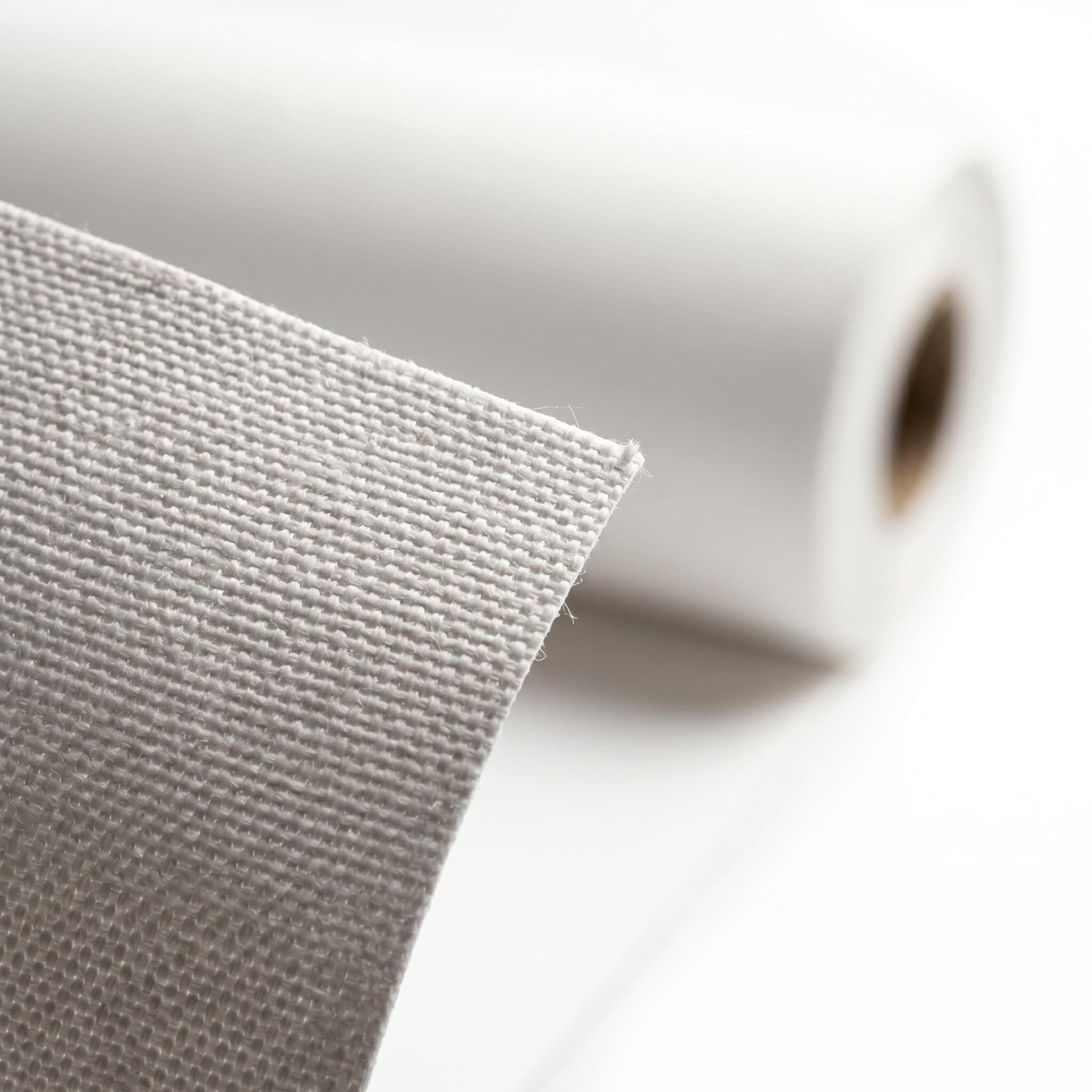 Polyester Leinwand Rolle 300 g/m² Halbglänzend | Premium Inkjet Canvas für Kunstdruck & Fotodruck | Wasserresistent & langlebig | Für Solvent-, Eco-Solvent- & Latexdruck (0,914 x 30 m)