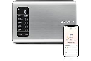 Etecktiy Smart Food Kitchen Scale: Track Calories, Macros, and Nutrition with Ease