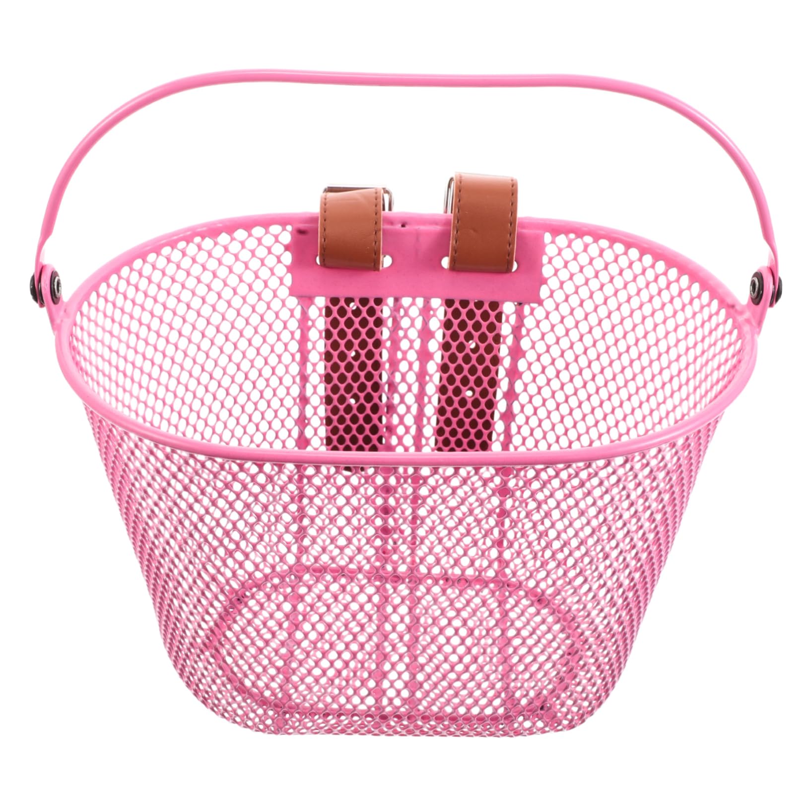 SUPVOX Front Bike Basket for Stylish Metal Handlebar Basket for Bikes Detachable Design Versatile Cargo Organizer for Accessories