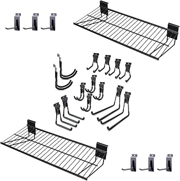 Slatwall Accessories, Slatwall Hooks and Shelves