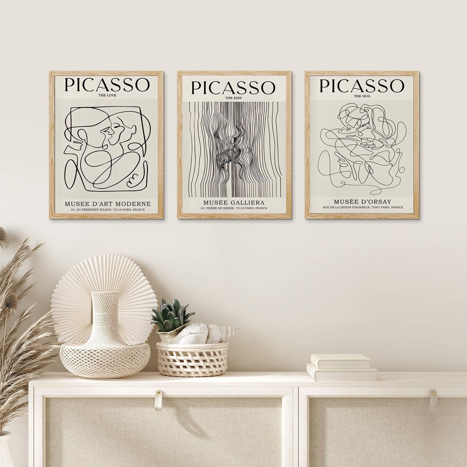 Amazon.com: Picasso Abstract Female Line Wall Art Prints for