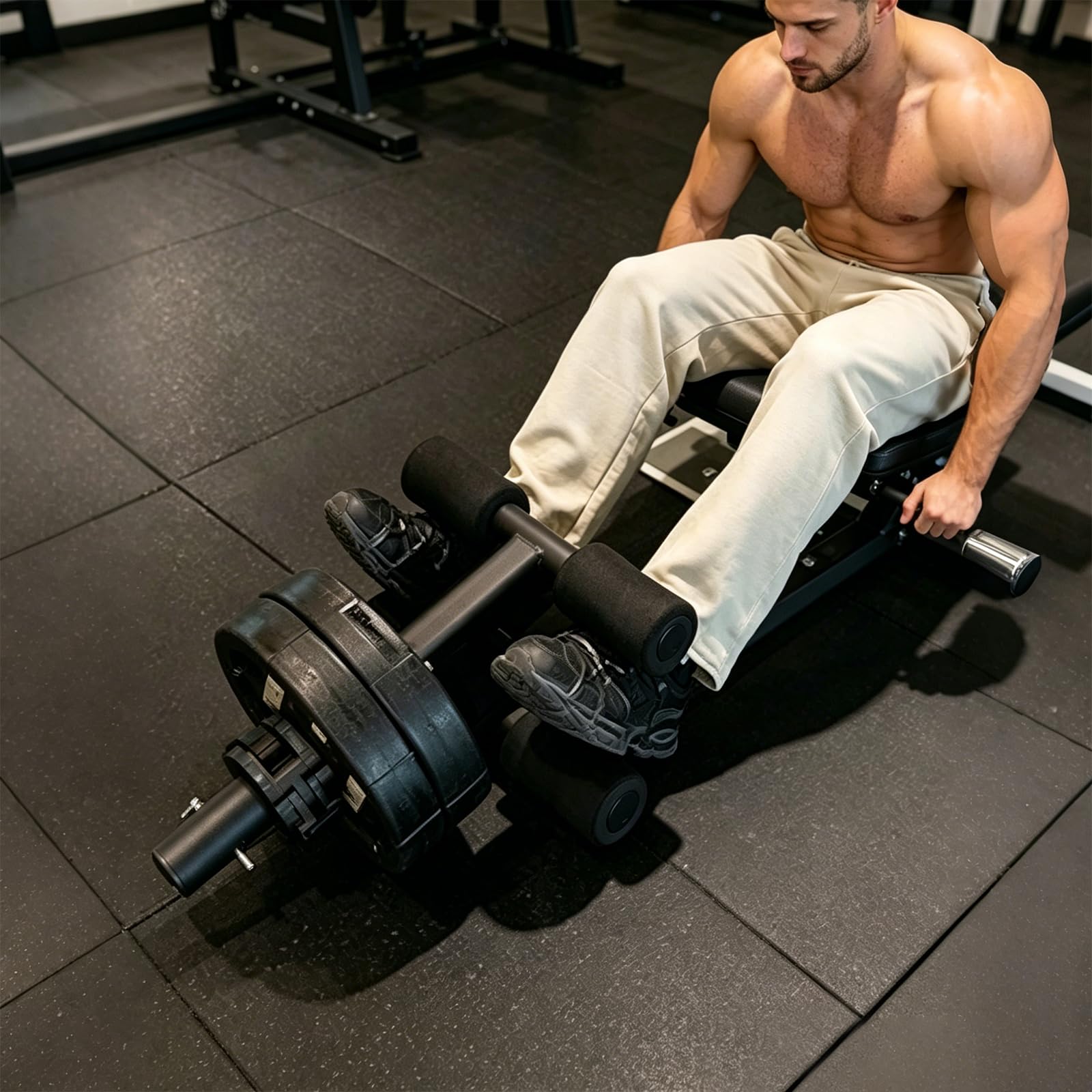 Tibialis Trainer, Wadenstrecker, Bein Trainer, Knöchelkrafttraining, 3-in-1-Beinstärker für Fitnessstudio und Heimfitness, Einstellbar für Wadenmuskeln/Schienbein/Knöchel Krafttraining