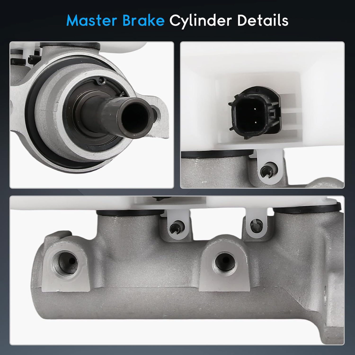 OTO-K Brake Master Cylinder with Reservoir&Sensor Compatible with Dodge Dakota 1999-2004 Durango 1999-2003 Viper 2003-2009,Replace # M134437,5013131AA,5013131AB,5072994AA