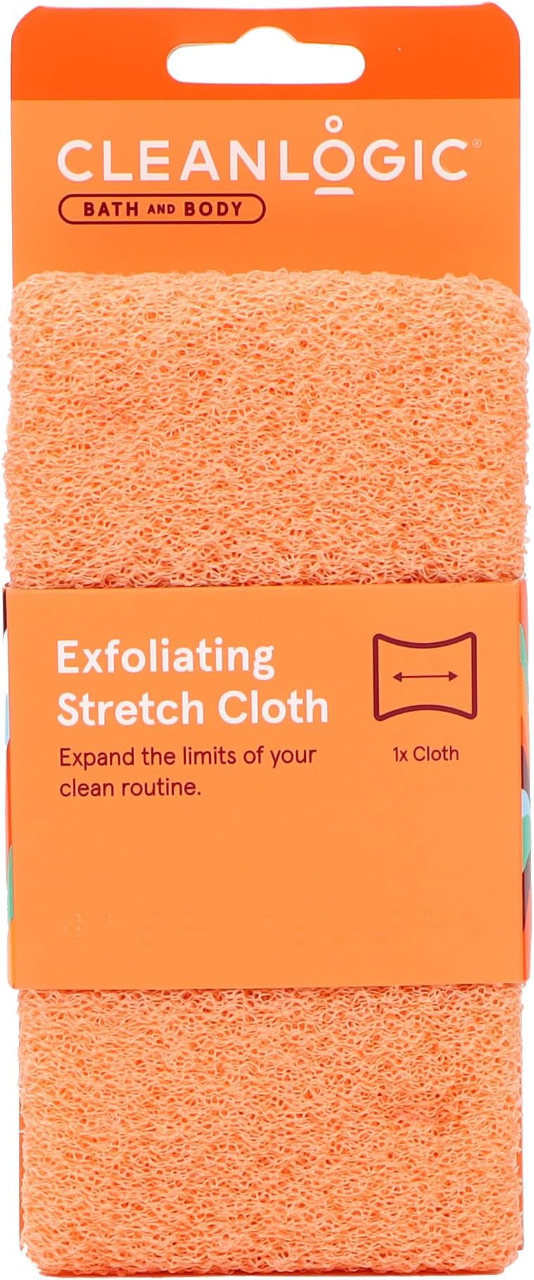 Clean Logic Stretch Bath and Shower Cloth colors may vary, (Pack of 12)